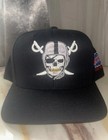 Raiders Snapback Hat Cap Skull Gold Grill Super Bowl XVIII Las Vegas Football — photo 1