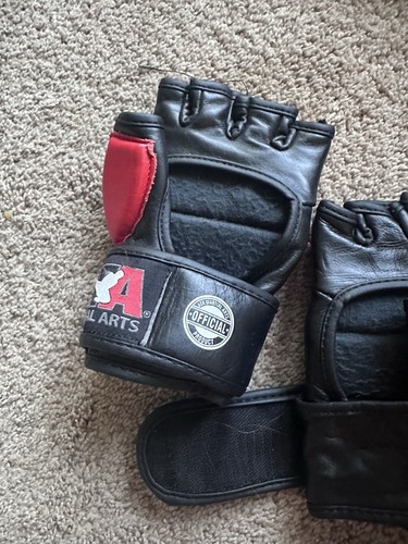 ATA Taekwondo Martial Arts Combat Sparring Fingered Gloves Youth Medium Large - Picture 5 of 9