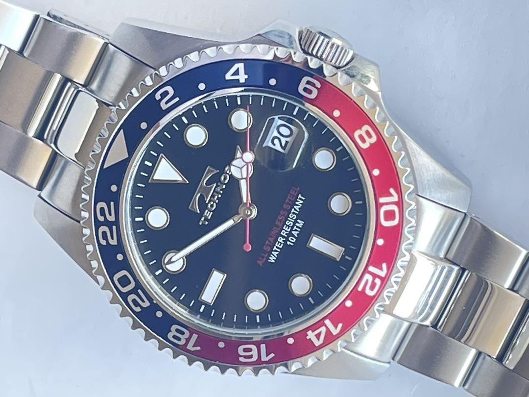 TECHNOS TSM-412 PEPSI ベゼルDIVERS STYLE TECHNOS TSM-412 PEPSI Bezel DIVERS STYLE Wristwatch | eBay