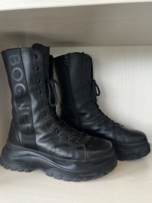 Bogner BANFF 4A Lederstiefel, Schwarz, Gr. 41   guter Zustand
