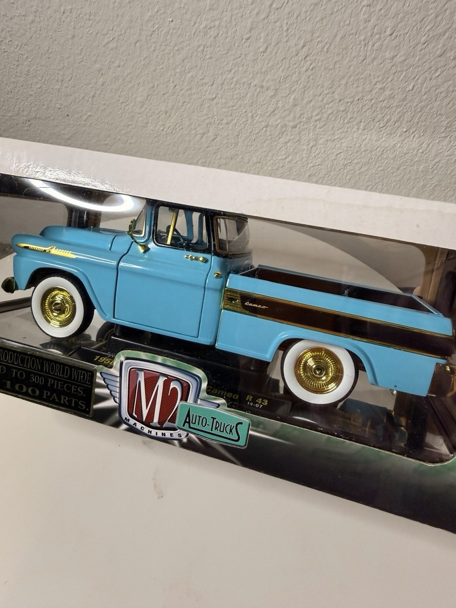 M2 Machines 1958 Chevrolet Apache Cameo Blue Gold Walmart