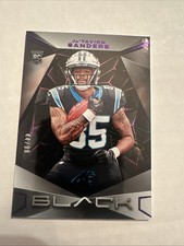 2024 Panini Black #143 Ja'Tavion Sanders Royal Rookie #/99 Carolina Panthers