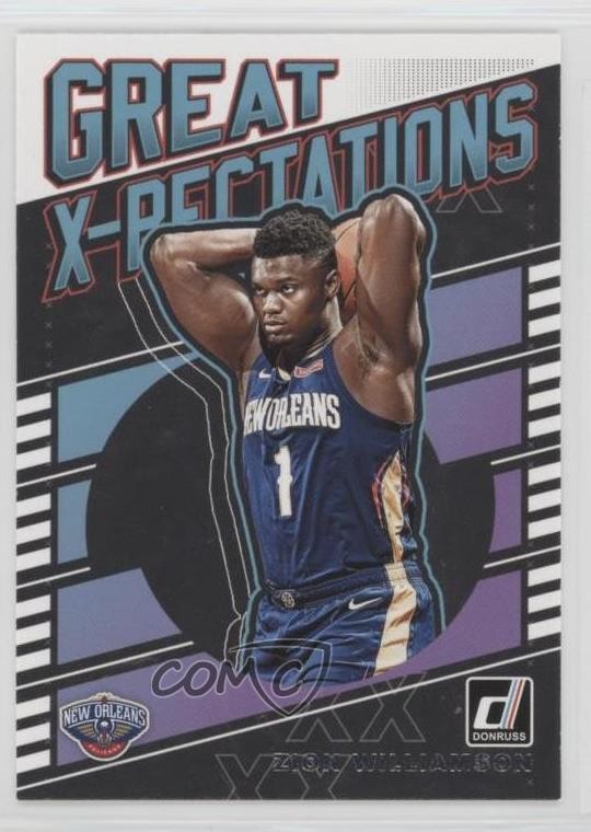 2019-20 Panini Donruss Great X-Pectations Zion Williamson #7 r4p