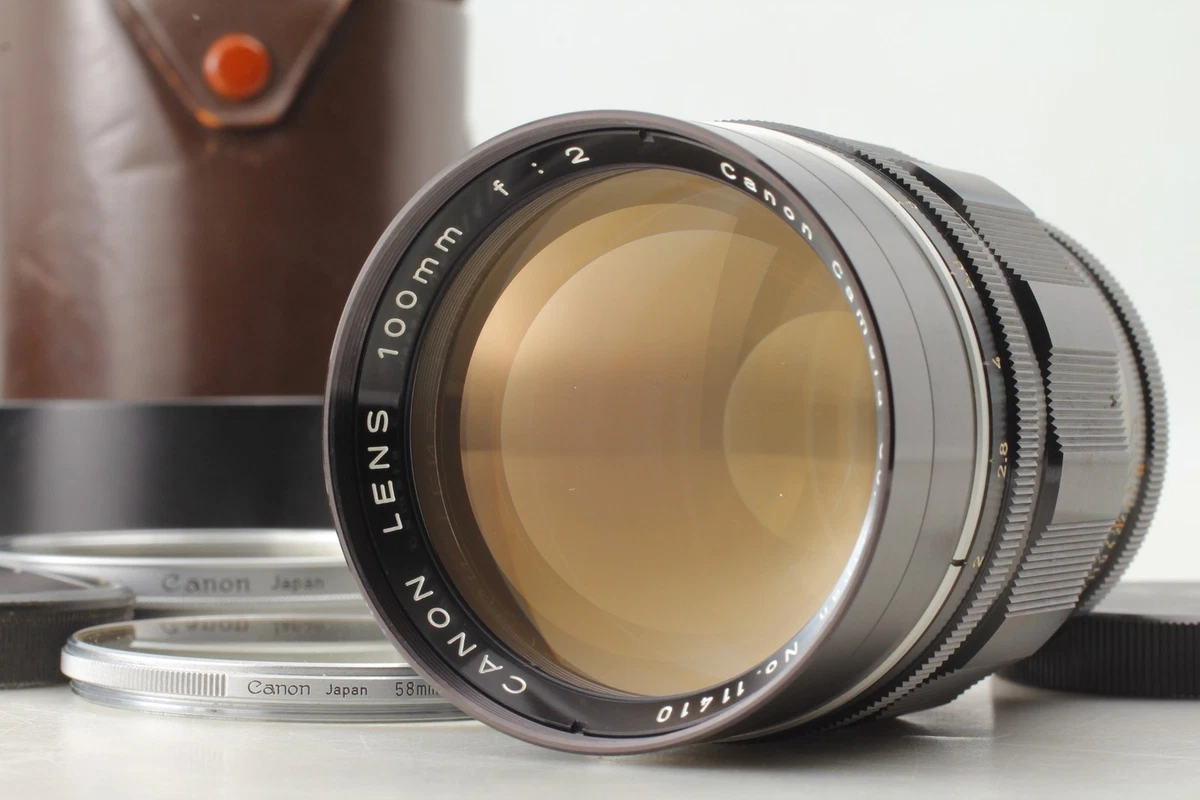 Canon f/2 Camera Lenses 100mm Focal for sale | eBay