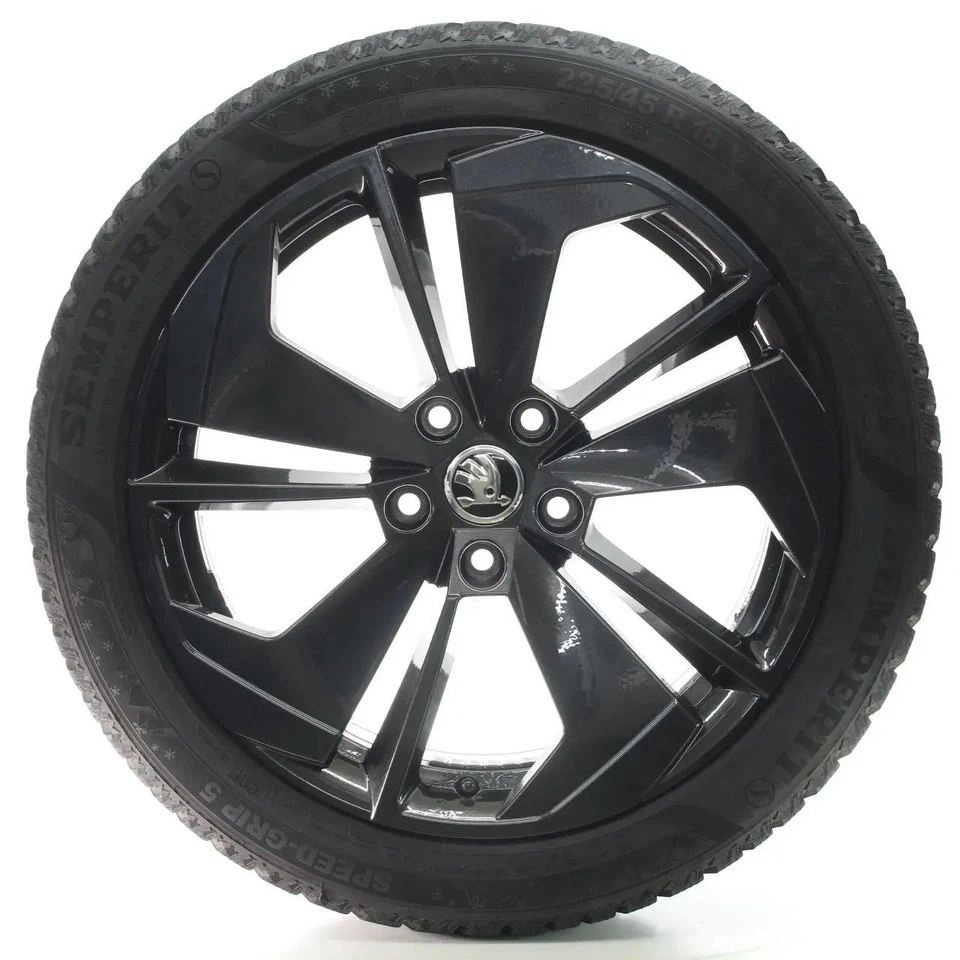 Skoda Octavia IV NX Winterräder Comet Semperit 225/45R18 95V DOT24 5E3601025N - Bild 4 von 4