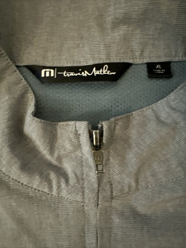 Travis Mathew Mens Jacket XL Full Zip Golf Stretch Xlarge Grey Classic - Picture 4 of 14