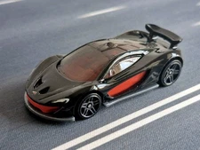 Hot Wheels 2017 Then and Now McLaren P1 Black 363/365 Diecast 1/64 Loose MINT 