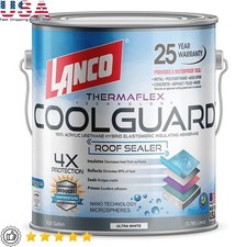 High Performance Roof Coating Waterproof Sealer Insulating Elastomeric 1 Gal New