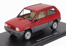 MODELLINO AUTO STATICO CENTAURIA FIAT PANDA 45 1980 CON VETRINA ROSSO SCALA 1:24
