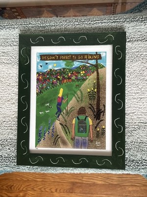 Dug Nap Ltd. Ed. Vermont Artist Signed Humorous Dog Print FRAMED