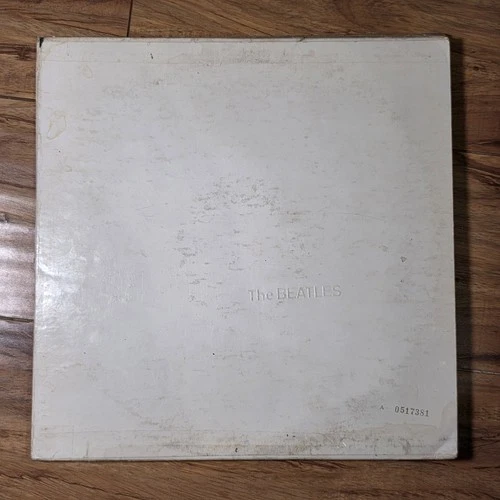 The Beatles - The White Album Album 1968 Rock Vinyl Embossed 2LP 12" VG