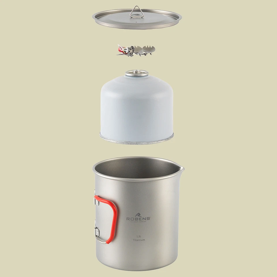 Robens Forge Duo Pot UL Titan-Topf für zwei Personen 1300 ml - Bild 1 von 4