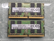 Samsung 2 x 16GB Lot of 2 32gb Total 2Rx8 PC4 3200AA Laptop Memory RAM