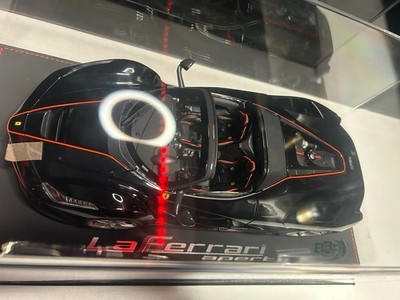 1/18 BBR Ferrari Laferrari Aperta Grigio Ferro Gray/black Rims