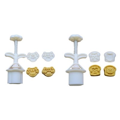 Cookie Stamps Ornament/Toast Moon Cake Molds Hand-Pressure Moon Cake Maker