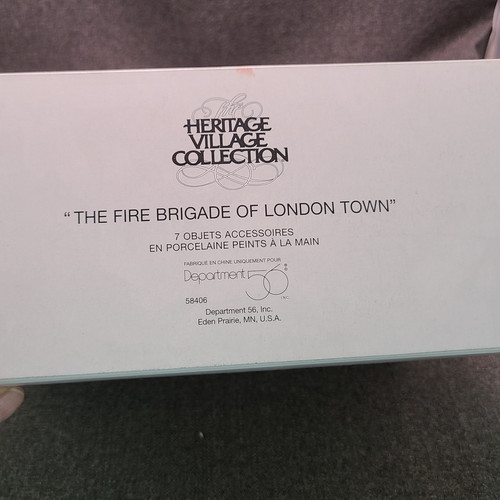 Departamento 56 figuras Heritage Village The Fire Brigade of London Town 58406 - Imagen 2 de 3