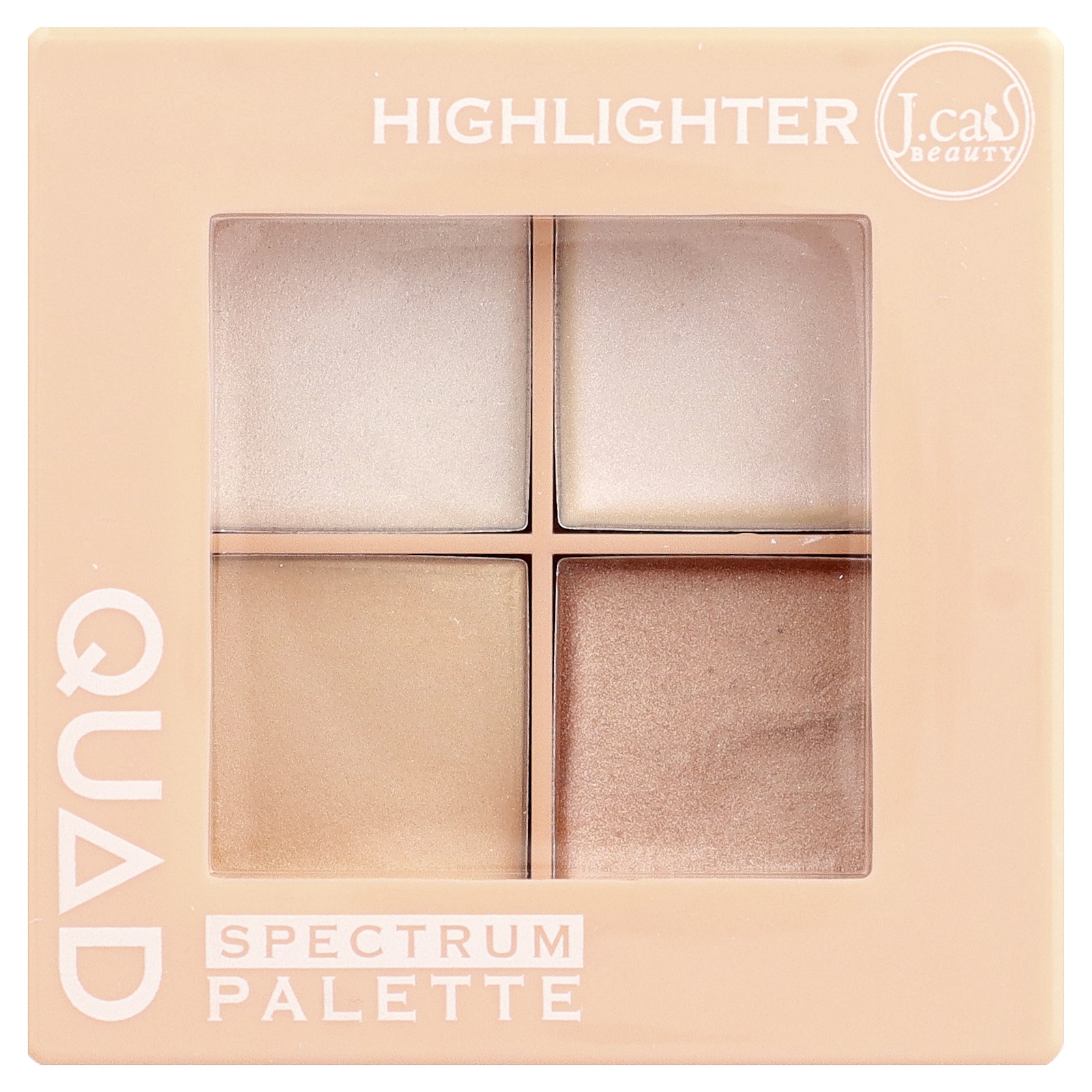 QUAD Spectrum Face Palette Highlighter, QSP101, 0.21 oz (6 g