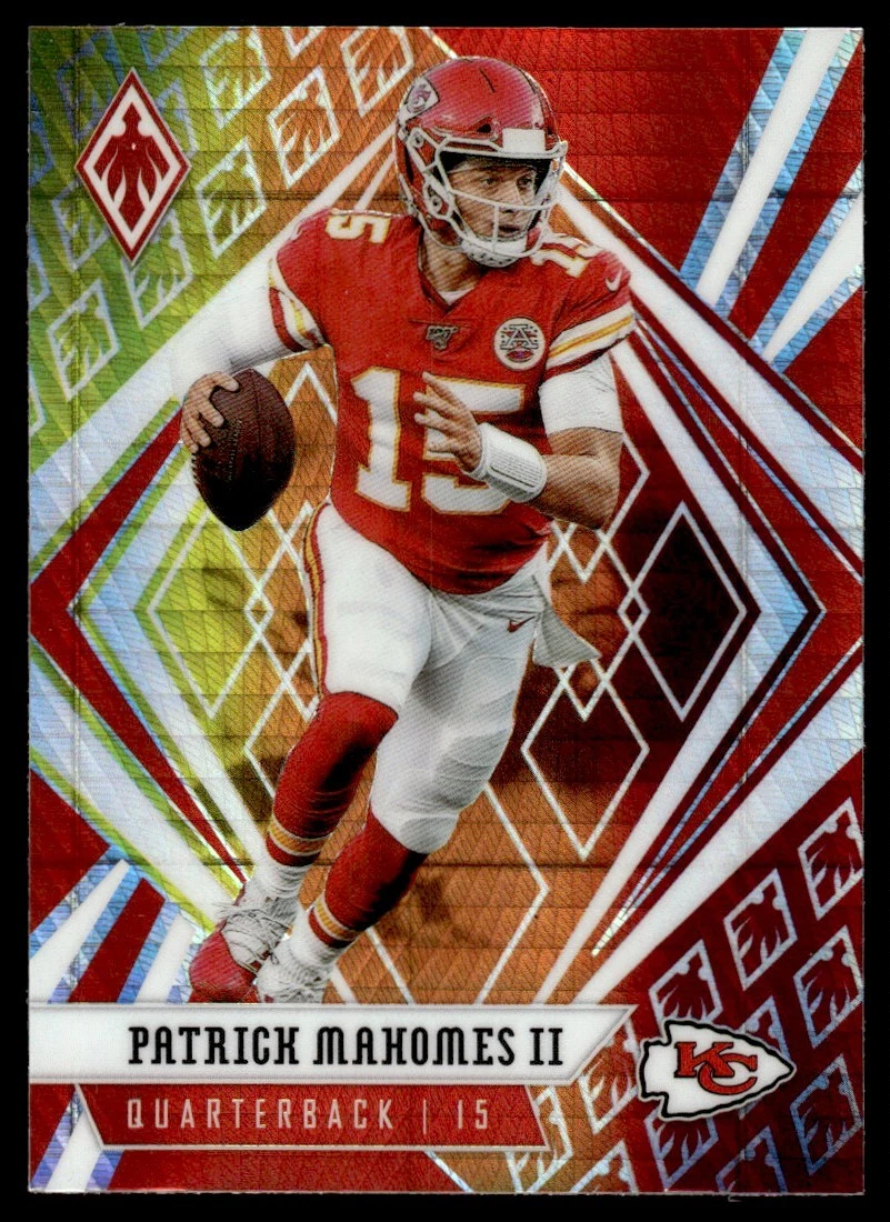 Patrick Mahomes trading card