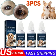 Eye Drops for Pets Bacterial,Viral and Fungal & Infections Dog Cat Treatment US