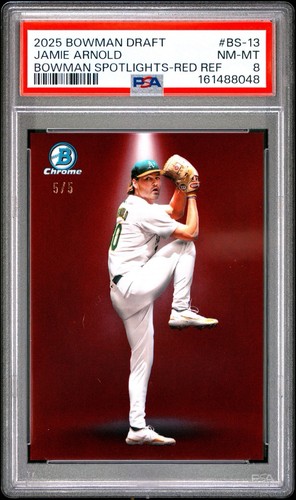 Jamie Arnold [Red] #BS-13 2025 Bowman Draft Spotlights card