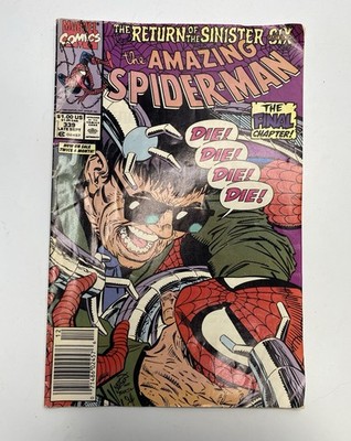 Amazing Spider Man #339 NM Return of Sinister Six Part 6 Marvel Comics 1990
