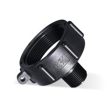 2" NPS Fine Thread IBC Tote Adapter to 3/4" Male Garden Hose Food Grade