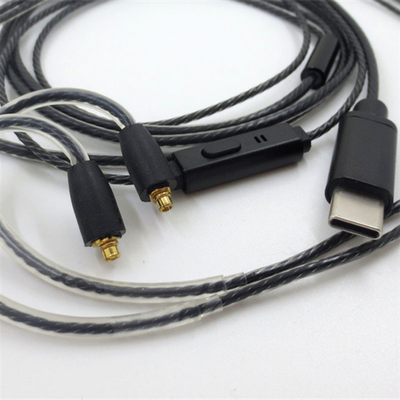 Double-moving coil mmcx headset is suitable for Bluetooth headset. mmcx