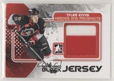2010-11 ITG Heroes and Prospects Game-Used Black Jersey Tyler Ennis #M-49 1t6