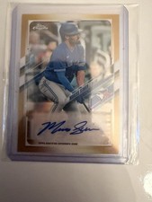 2021 Topps Chrome Update Series - Auto Marcus Semien #CUSA-MS Gold Refractor /50