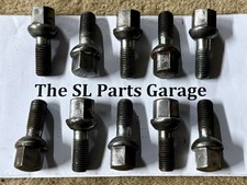 Mercedes Benz SL SLC R107 C107 W123 W126 W124 usw. 10 x Alufelgenschrauben Muttern Mercedes Benz SL SLC R107 C107 W123 W126 W124 usw. 10 x Alufelgenschrauben Muttern