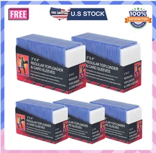 1000 Card Sleeves Top Loaders 3"x4" Hard Plastic Protectors for Trading Cards