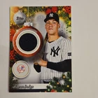 Topps 2025 Holiday Aaron Judge New York Yankees Player Relic Baseball Card