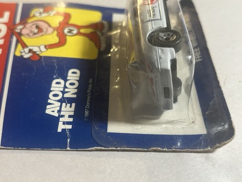 Noid Patrol Hartoy White Corvette Vehicle Diecast Vintage 1987 Dominos HTF RARE - Picture 5 of 7