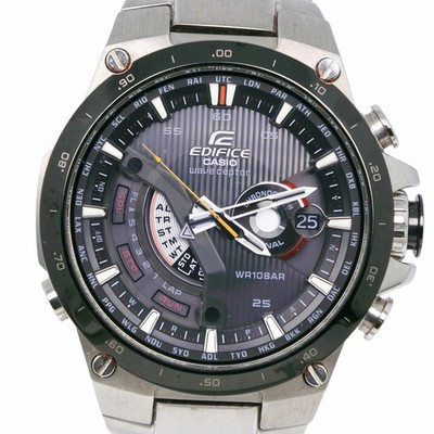Casio Edifice EQW-A1000D1AJF Men's Solar Steel Watch Black 42mm #S609037