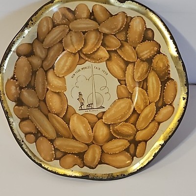 Planters Mr. Peanut 1939 New York World's Fair Advertising Bowl Original