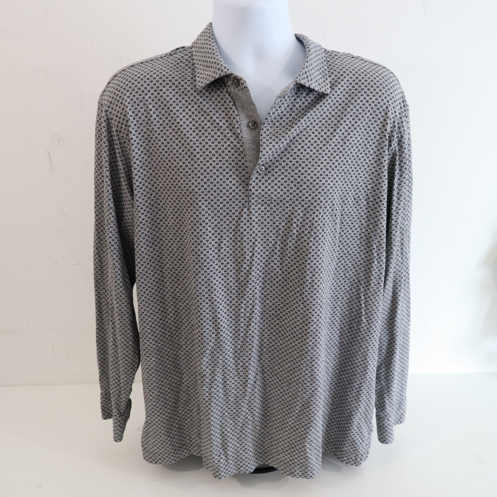 Cremieux Classics Polo Long Sleeve Shirt XL Cotton
