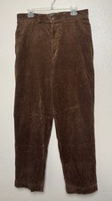 Polo Ralph Lauren Pants Mens 34x34 Brown Philip Corduroy Cords Vintage