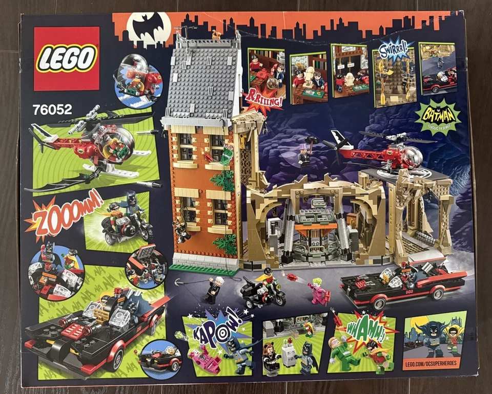 Lego DC Comics Super Heróis Batman Clássico Série de TV Batcave 76052 Novo e Selado - Imagem 2 de 4