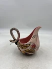 Vintage Hull Pottery T-15 Pitcher Creamer Pink Floral 1955 Hand Painted USA MCM