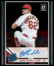 2019 Donruss Optic #RRS-DP Daniel Ponce de Leon Rated Rookie Signatures