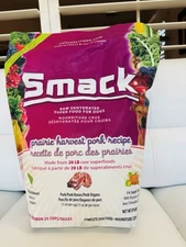Smack Pet Food Organic Raw Dehydrated Dog Food Grain-Free Harvest Pork, 5.5 Lb