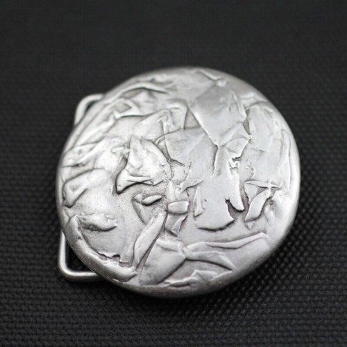 Round belt buckle antique silver buckle removable buckle removable belt up to 4 cm - Picture 2 of 9