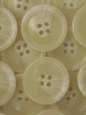 MENSWEAR BUTTON, SIZE 40L-1", SHINY FINISH, 1 GROSS, FREE SHIPPING USA