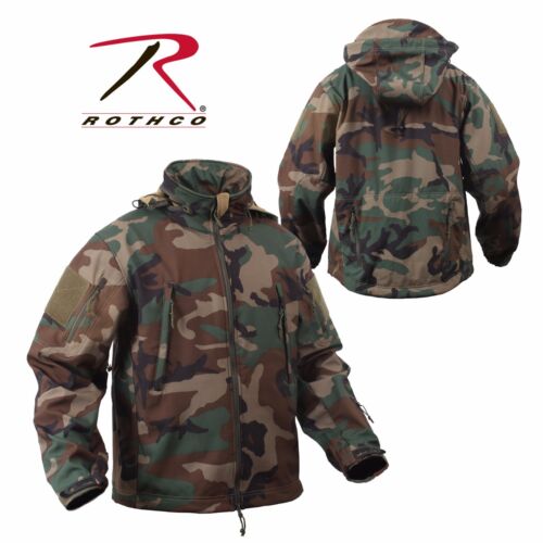 Rothco Men's Special OPS Tactical Soft Shell Jacket Waterproof Shell 7 colors - Picture 2 of 24