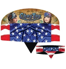 HD Sublmation American Flag Biker Bandanna Head Wrap Sweatband Headband