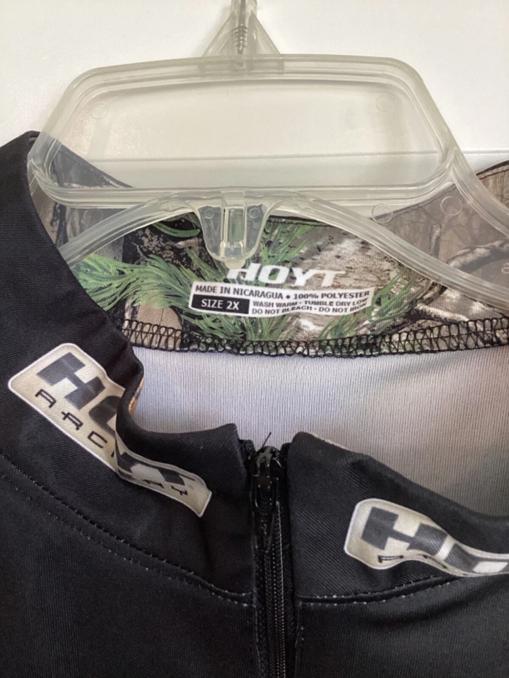 Camisa Team Hoyt Para Hombre 2XL Camuflada 1/4 Cremallera - Tiro con Arco, Caza, Ropa Deportiva al Aire Libre Foto 2 de 4