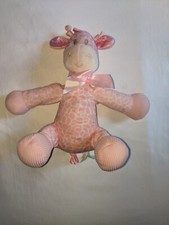 First And Main Giraffe Plush Jingles Pink Baby Plush 10 Inches