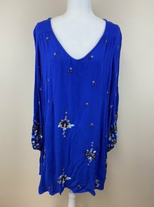 cobalt blue swing dress