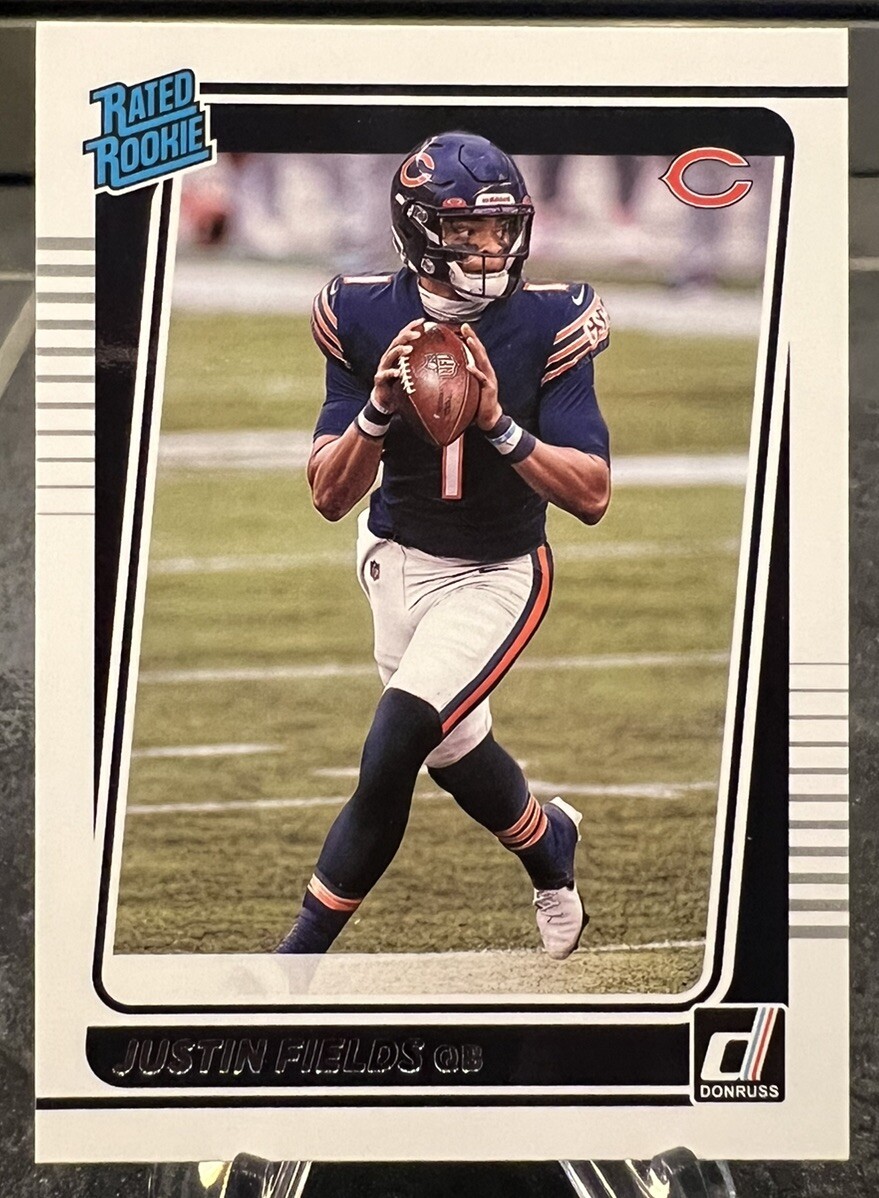 2021 Donruss Rated Rookie Justin Fields #253 RC