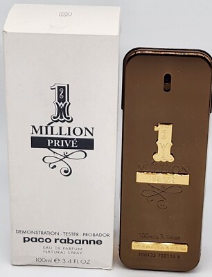 One Million Prive For Men By Paco Rabanne Eau de Parfum Spray 3.4